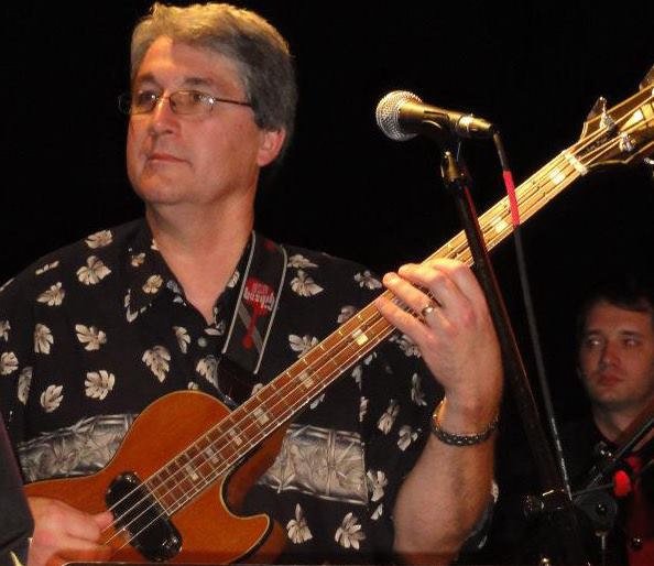 John playing bass